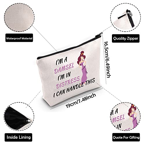 G2TUP Old English Sheepdog Lover Gift - Sheepie Mom Makeup Bag, Dog Owner Zipper Travel Bag (Sheepie Mom MB)
