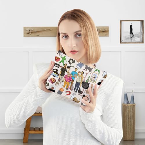 FOTAP Ed Singer Inspired Makeup Bag Ed Subtract Divide Multiply + - x ¡À Merch Music Gift Ed Singer Fan Gift Music Gift Album Gift EdSinger Zipper Pouch (+- singer)