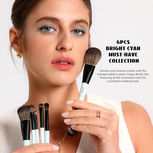 Jessup Double Sided Makeup Brushes Set T501 Bundled with Makeup Brush Set T329