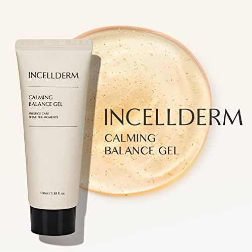 Riman Incellderm Calming Balance Gel 50ml | Lightweight Hydrating Face Moisturizer for Sensitive Skin | Fast-Absorbing, Non-Greasy, and Soothing for Daily Skincare