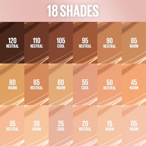Maybelline Lifter Serum Concealer, Radiant Concealer with Full Coverage, Includes 2% Peptides + Caffeine to Hydrates & Brightens Under Eyes, 25, 1 Count