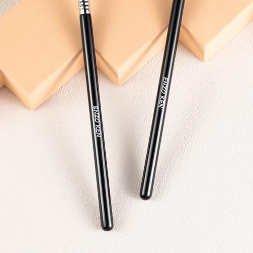 Natural Goat Hair Eyeshadow Brush, Small Blending Eye Shadow Brush, Eye Shadow Blending Brushes, Eye Blending Brush, Nose Contour Brush, Eyeshadow Blending Makeup Brushes. (E904S)