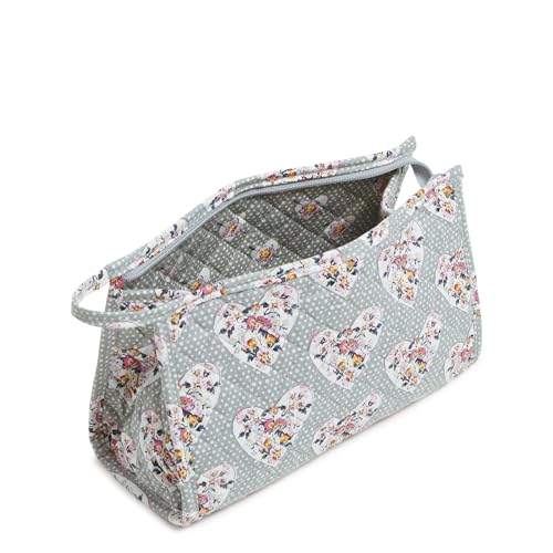 Vera Bradley Women's Cotton Trapeze Cosmetic Makeup Organizer Bag