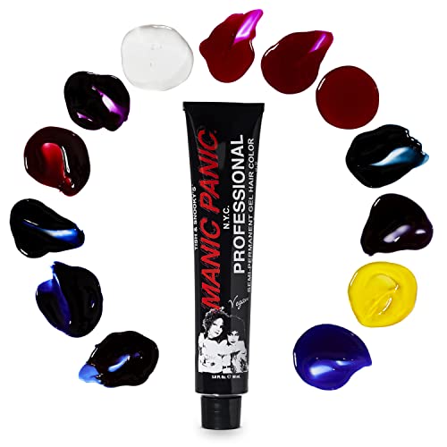MANIC PANIC Professional Color Pro Pastelizer - Semi Permanent Gel Hair Dye - Lasts Through 40+ Washes - No Developer Required (3oz)