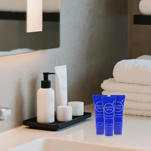Disposable Shaving Cream for Men, Small Bottle Individually Wrapped Mini Shave Cream in Bulk, Travel Size Toiletries Amenities Vacation for Hotel, Shelter/Homeless/Nursing/Charity 0.34oz (Pack of 200)