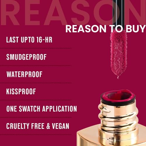 CHARMACY Lip Gloss Lasting Waterproof Velvet Moisturizing Liquid Lipstick Professional Non-stick Cup Lip Glaze Makeup #08