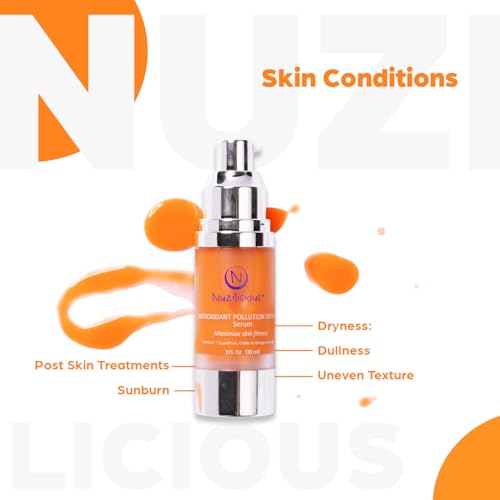 Professional Grade Advanced Skin Defense Serum with Superfruits ? Hydrates, Enhances Radiance & Protects Skin, Vegan & Cruelty-Free, 1 oz