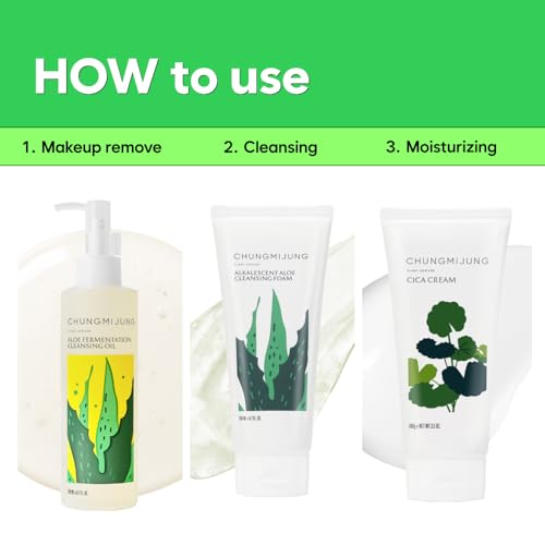 Alkalescent Aloe Cleansing Foam, Deep Cleansing Foam, Blackhead Remover,Mildly Alkaline, Potassium Cocoate, All Skin Types, Korean Skin Care 6.7 fl.oz / 200ml