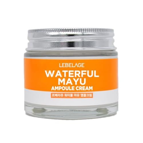 LEBELAGE Waterful Mayu Ampoule Cream 2.36 fl oz ? Hydrating & Soothing Moisturizer for Sensitive Skin