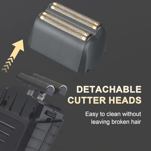 1 Pack Shaver Replacement foil Compatible with wahl 5 Star Series Vanish Shaver 8173-700,Vanish Replacement Foil & Cutter Bar Assembly for Super Close Shaving,Shaver Blade for Wet & Dry Shaving,Black