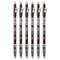 Kiss Go Brow Eyebrow Wooden Pencil Dark Brown (6 Pieces)