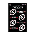 NCAA Vertical Tattoo Peel & Stick Temporary Tattoos - Eye Black - Game Day Approved!