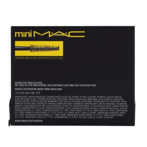 MAC Mini MAC Magic Extension 5MM Fibre Mascara (Extensive Black) - 0.17 fl oz / 5 mL