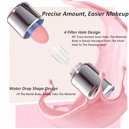 Aztk Liquid Blush, Aztk Jelly Color Liquid Blushes, Blush for Cheeks, Blushes Lotion with Sponge Head, High-Pigment, Long-Lasting, Waterproof, Matte Finish, 5ml (JC04)