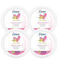 Dove Nourishing Body Care, Face, Hand, and Body Beauty Cream for Normal to Dry Skin Lotion for Women with 24-Hour Moisturization, 4-Pack, 2.53 Oz Each Jar