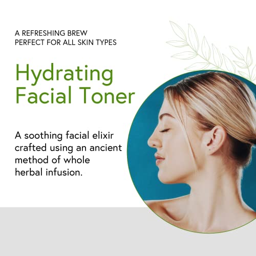 Honeybee Gardens 100% Natural Hydrating Facial Toner/Makeup Setting Spray | Alcohol Free | 4 fl oz.| Vegan | Gluten Free | Cruelty Free | Unscented