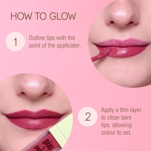 Pixi Beauty MatteLast Liquid Lip | Long-Wearing Matte Lip Color with Rosehip Oil | Hydrating & Comfortable | Precision PixiPetal Applicator | Fresh Pink | 0.24 oz/6.9 g