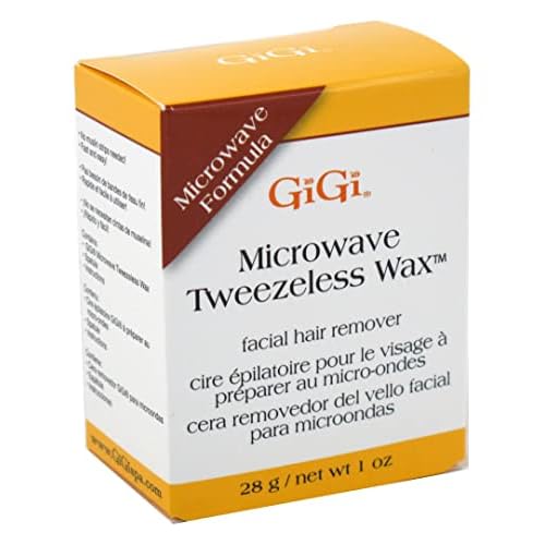 Gigi Microwave Tweezeless Wax 1 Ounce (Pack of 6)