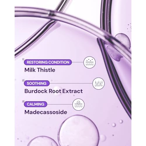 Milk Thistle Repair Skin Care Set - Korean Skin Care with Centella, Soothing & Barrier Repair Kit for Sensitive Skin, Face Mask 10EA & Serum 0.5 fl. oz., Face Moisturizer, Fragrance-Free