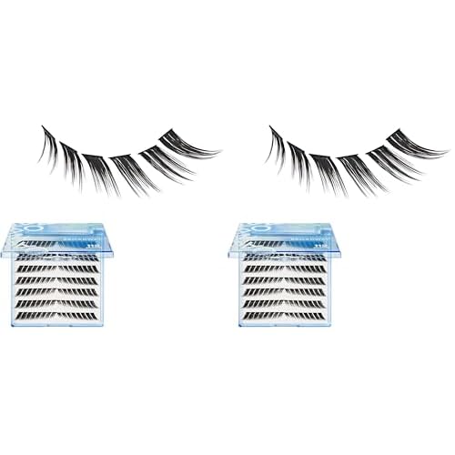 Broadway Lash Clusters, 112 pcs Mapped Trendy False Eyelashes, Customizable DIY Individual Lash Extensions for Beginners, Lightweight & Comfortable Wide Band, Great for Everyday Glam (Pack of 2)
