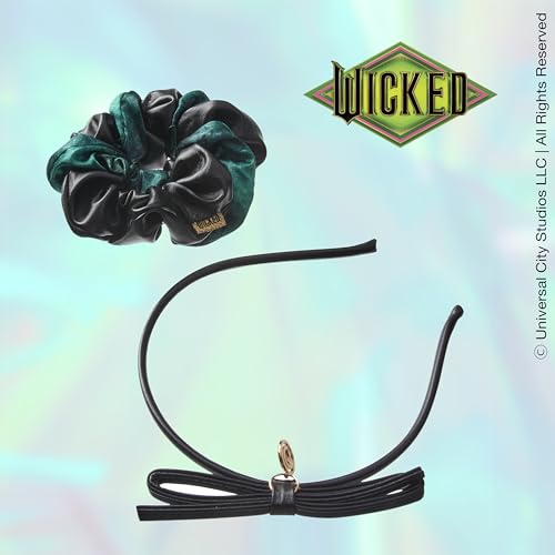 Wicked Bow Headband & Twist scrunchie set - hair accessories - hair accessories for girls - gifts for her - Scunci by Conair -2PK