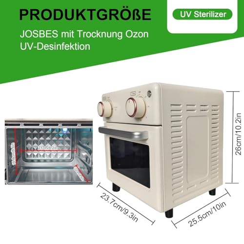 Sterilizer Tools, 8L Drying and 3-in-1 Disinfection Tools 150W Sterilizer with Timer Disinfection Cabinet Suitable for Mother-Child Products, Towels, Hair Salons, Nail Studios (White1)