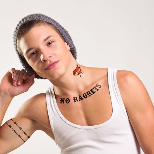 White Trash Temporary Tattoos/Easier than makeup/Perfect for Halloween/HillBilly Costume Idea