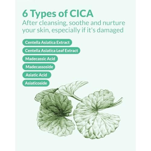AHA BHA Cica Gentle Clear Pad - Facial Exfoliating Pad for Dead Skin Cell Care, pH Balancing & Sebum Control, Tighten Large Pores, Calm Sensitive Skin, & Moisturize Dry, Flaky Skin, 70 Sheets