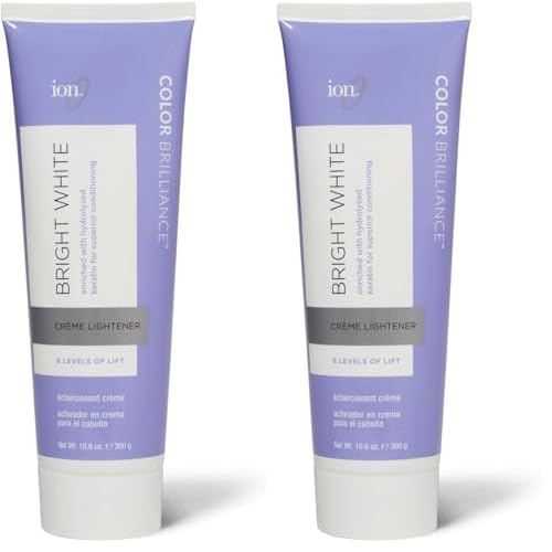 Ion Bright White Creme Lightener 10.6 Oz (Pack of 2)