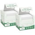 MATERN'ELLA Disposable Face Towels XL Ultra Soft Biodegradable Dry Wipes, Plant-Based Lint-Free Facial Towelettes for Makeup Removal & Sensitive Skin, Premium Texture for Effective Cleansing 2 x 50 Ct