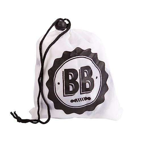 Beard Buddy Shaving Bib. Includes Suckers with Locking Hooks and Adjustable Fastening Strips. Beard Grooming. Travel Bag Included.