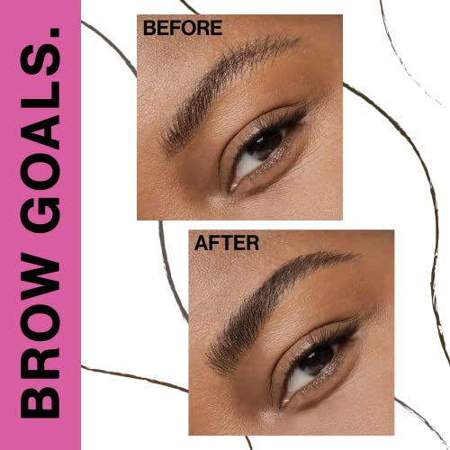 wet n wild Ultimate Brow Micro Eyebrow Retractable Pencil, Soft Brown, Ultra Fine 1.5mm Tip, Draws Tiny Brow Hairs (Pack of 2)