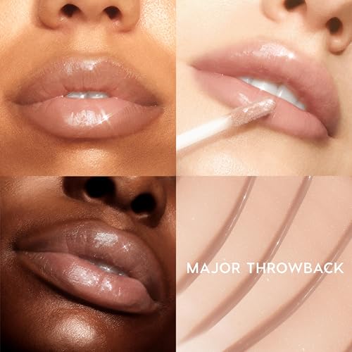 ColourPop Ultra Glossy Lip Gloss - High-Shine, Non-Sticky & Hydrating Lip Gloss with a Flexible Paddle Applicator - Sheer, Pearlized, Cr?me & Clear Finishes - Major Throwback (0.11 oz)