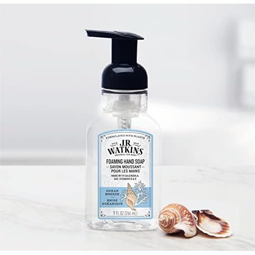 J.r. Watkins 20632 Foam Hand Soap, Ocean Breeze Scent, 9 Oz