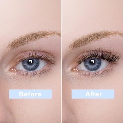 144Pcs Lash Clusters, Wispy Natural Eyelash Clusters, C Curl 10-14mm Individual Lashes Eyelash Extension,Large Tray(PL17)