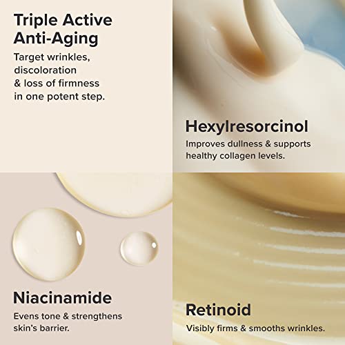 Paula¡¯s Choice RESIST Triple Active Total Repair Serum, 3-in-1 Serum for Wrinkles, Dark Spots & Loss of Firmness with Niacinamide & Retinoid, Fragrance-Free, 1 Fl Oz