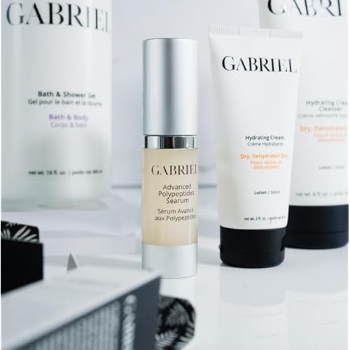Advanced Polypeptides Searum by Gabriel Cosmetics | All Natural Ingredients to Protect, Nourish, Rejuvenate Skin, 0.5 oz