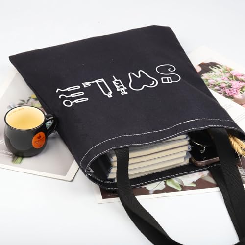 G2TUP Dentists Smile Handbag Dental Assistant Tote Bag Dental Hygienist Graduation Gift
