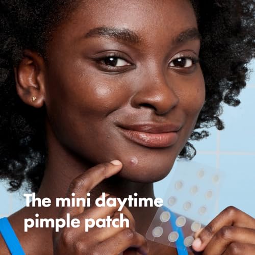 Mighty Patch Mini Invisible+ Patches - X-Small Daytime Hydrocolloid Acne Pimple Patches for Covering Zits & Blemishes, Blends Into Skin & Barely There (30 Count, 10mm Patch)