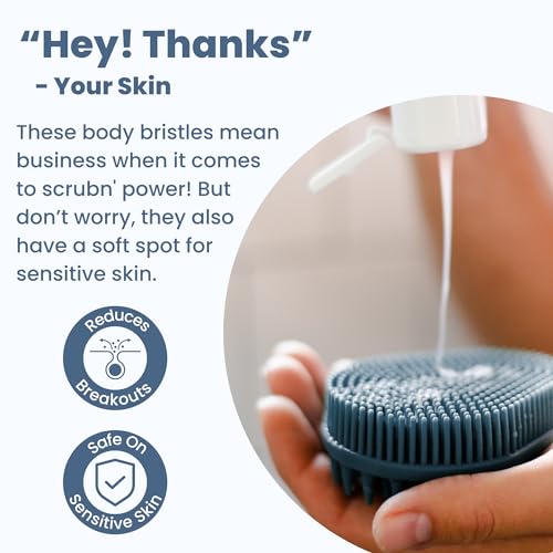Scrub-dub¢â - Premium Antimicrobial Scalp and Body Scrubber | Face Exfoliator and Scalp Scrubber for Dandruff | Loofah and Exfoliating Washcloth Replacement | Made in The USA (2-Pack)