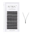 YY Lashes Extension Professional Grade Black 0.07mm C Curl 9mm Volume Individual YY Eyelashes Extension Y Shaped Soft Eyelashes Thin Root Easy Fan Making for Lash Artists