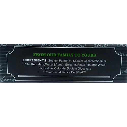 Grandpas Wonder Pine Lathers White Tar Bath Bar Soap - 3.25 Oz