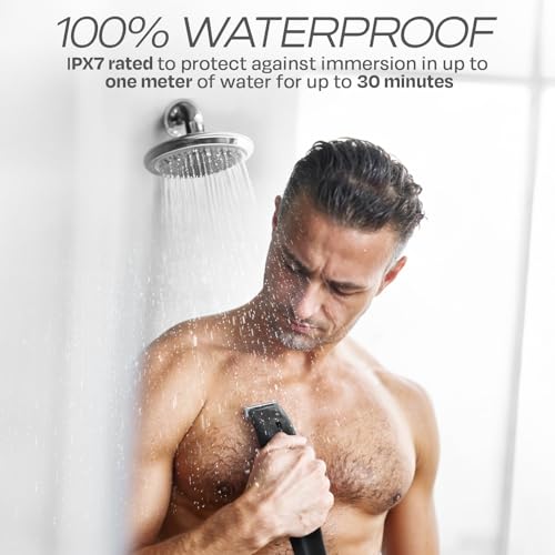 HUMMINGBIRD MK4 Electric Body Hair Trimmer for Men ? Body Groomer Kit for Privates, Waterproof Shaver for Hard to Reach Areas, USB-C Rechargeable, with One Additional QuickSwap Replacement Blade