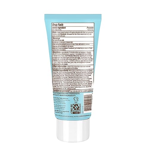 Babo Botanicals Sensitive Baby Mineral Sunscreen Lotion SPF50 Natural Zinc Oxide Face & Body Fragrance-Free WaterResistant - EWG Verified Vegan Extra Sensitive Skin For Babies & Kids (Pack of 2)