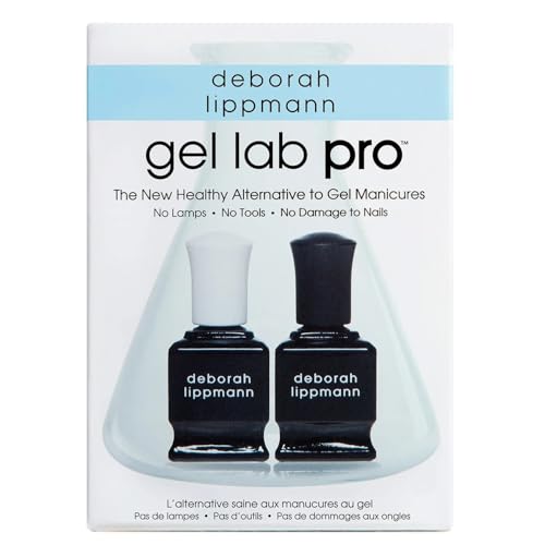 Deborah Lippmann Gel Lab Pro | Gel Like Base and Top Coat Set | Delivers High Shine and Extended Manicure Wear | No Lamps, No Tools, No Damage to Nails