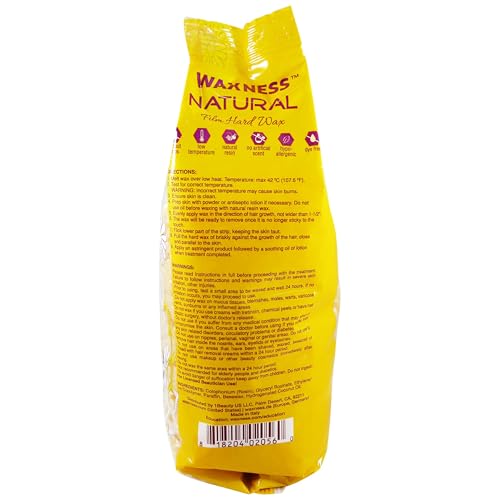 Waxness Wax Necessities Hard Wax Beads Natural 2.2 lb / 1 kg Pack of 2