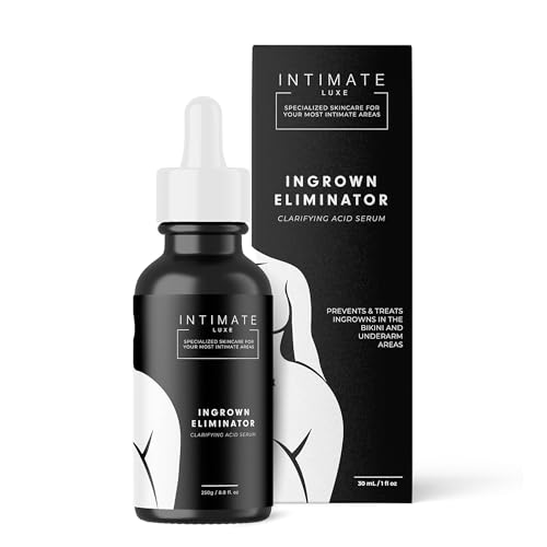 Ingrown Eliminator Serum ? Fragrance-Free Serum for Bikini Line & Underarms ? Helps Reduce the Look of Ingrown Hairs, Bumps & Uneven Texture ? pH-Balanced for Intimate Areas ? 1 fl oz