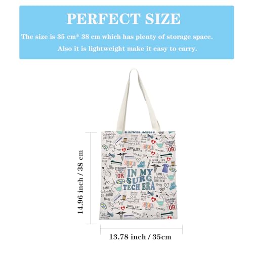 Surg Tech Era Tote - Makeup Bag Gift for Surgical Technologist, Nurse, Doctor
