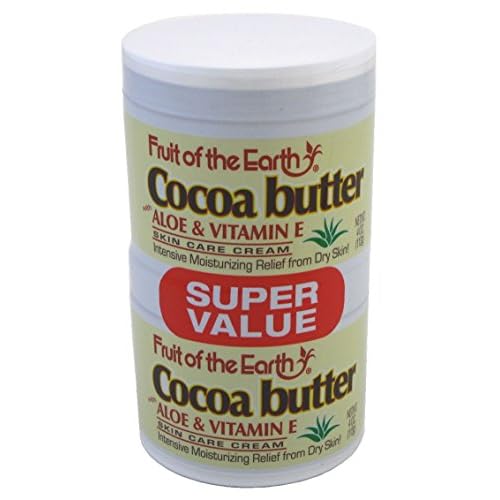 Fruit of the Earth Cocoa Butter, 4 Ounce Jars (Pack of 2)