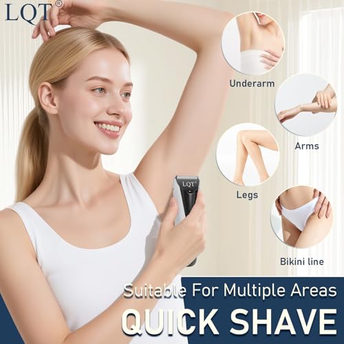 Pubic Hair Trimmer for Men with LED Display, Waterproof Body Groomer & Bikini Shaver, Type-C Rechargeable with LED Light, Ideal Christmas & New Year Gift for Men